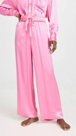 Hot Sale 🛒 Maison Essentiele Core Pants Fuchsia Pink/Neon Orange ⭐