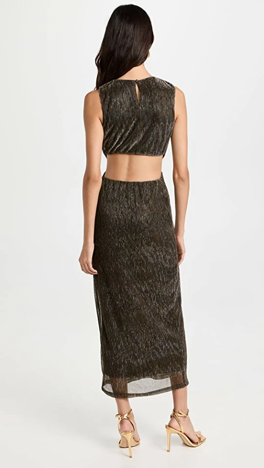 Wholesale β€οΈ MINKPINK Emory Midi π Dress Gold β 2 Wholesale β€οΈ MINKPINK Emory Midi π Dress Gold β - Image 2