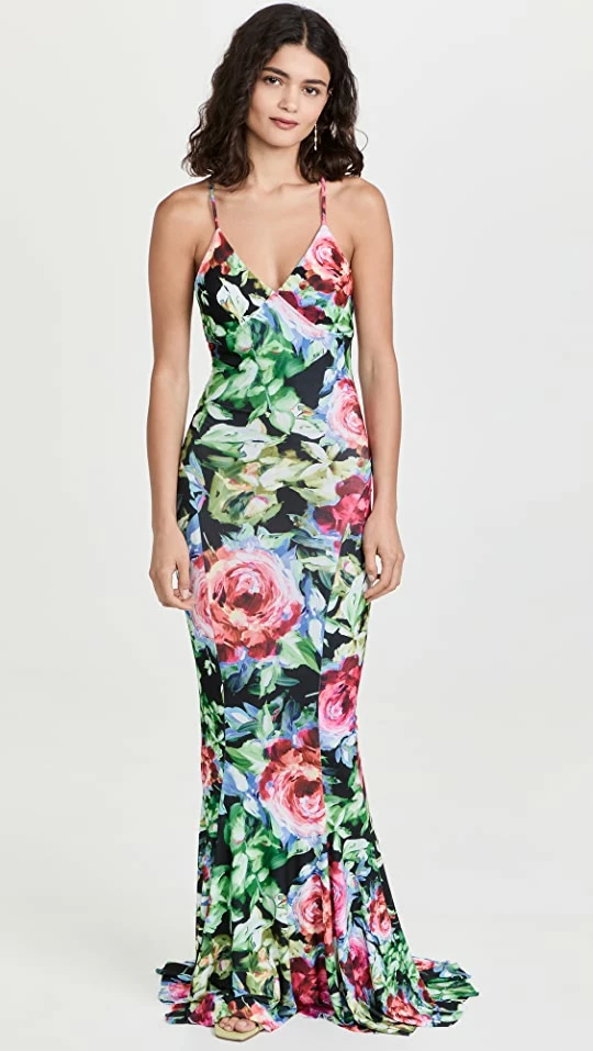 Buy π Norma Kamali Mermaid Fishtail Gown Rose Garden βοΈ 1 Buy π Norma Kamali Mermaid Fishtail Gown Rose Garden βοΈ