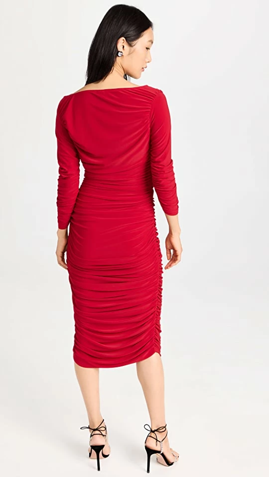 Hot Sale π₯° Norma Kamali Long Sleeve Tara π Dress Red π 2 Hot Sale π₯° Norma Kamali Long Sleeve Tara π Dress Red π - Image 2