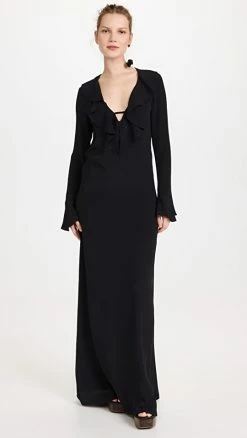 Coupon ✔️ No. 21 Ruffle 👗 Dress Black ✨