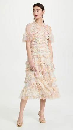 Best Pirce βοΈ Needle & Thread Sunrise Bloom Ballerina π Dress Moonshine π