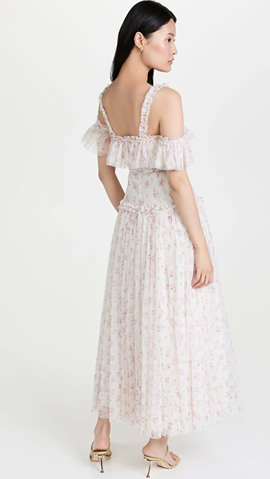 Hot Sale π Needle & Thread Bijou Rose Off Shoulder Gown Moonshine/Wisteria π 2 Hot Sale π Needle & Thread Bijou Rose Off Shoulder Gown Moonshine/Wisteria π - Image 2