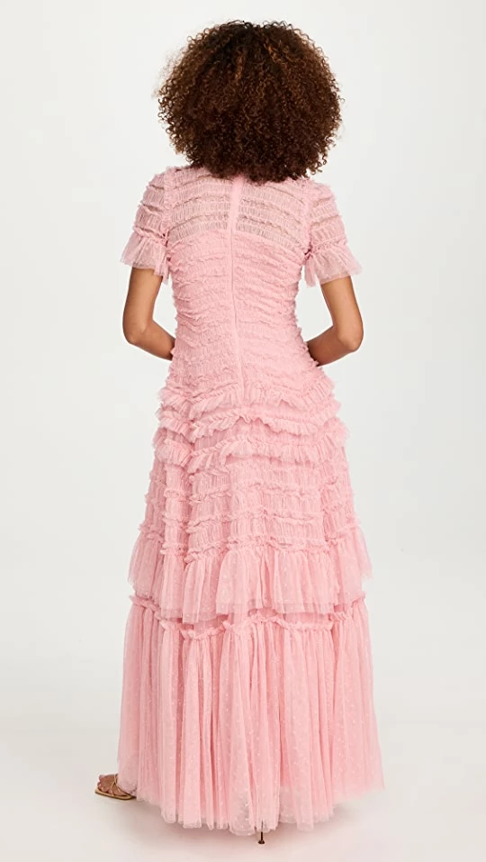 Best Pirce π Needle & Thread Valentine Ruffle Gown Rose Pink π― 2 Best Pirce π Needle & Thread Valentine Ruffle Gown Rose Pink π― - Image 2