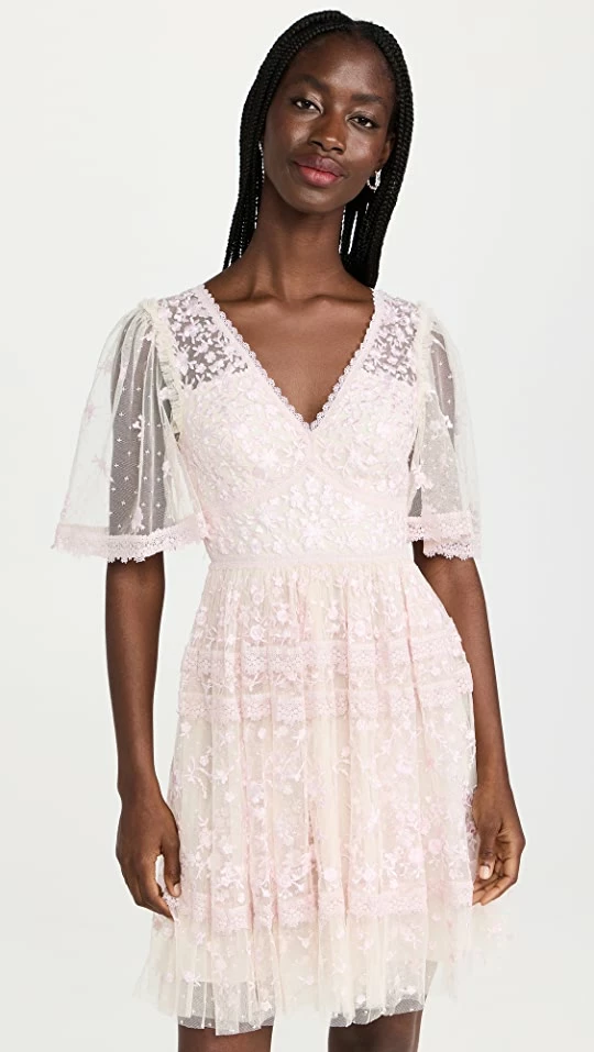 Best reviews of π Needle & Thread Sweetheart Lace Mini π Dress Champagne/Pink π 1 Best reviews of π Needle & Thread Sweetheart Lace Mini π Dress Champagne/Pink π