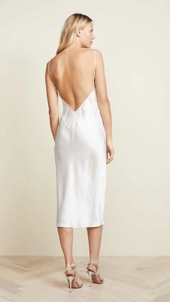 Alternative view of Best reviews of 🎉 Olivia Von Halle Issa Ivory Slip ❤️