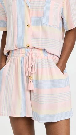 Best Pirce 🧨 PJ Salvage Sunset Stripes Shorts Multi 💯