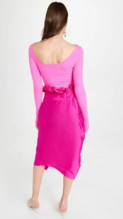 Alternative view of Buy 💯 Preen By Thornton Bregazzi Adage 👗 Dress Hot Pink 🎁