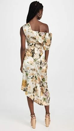 Alternative view of Budget 🎉 Preen By Thornton Bregazzi Heaven 👗 Dress Felt Tip Floral 👍