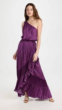 Best Sale 😍 Ramy Brook Nadine 👗 Dress Vivid Purple 🔥