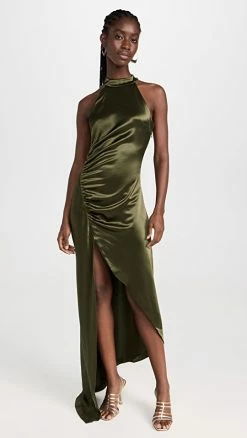 Outlet 💯 Retrofête Sab 👗 Dress Army Green 🤩