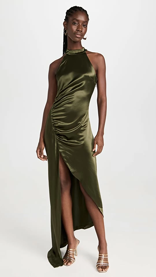 Outlet 💯 Retrofête Sab 👗 Dress Army Green 🤩 1 Outlet 💯 Retrofête Sab 👗 Dress Army Green 🤩