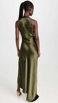 Alternative view of Outlet 💯 Retrofête Sab 👗 Dress Army Green 🤩