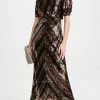 Deals 🧨 RIXO Daisy 👗 Dress Multi Chevron Sequin 🌟