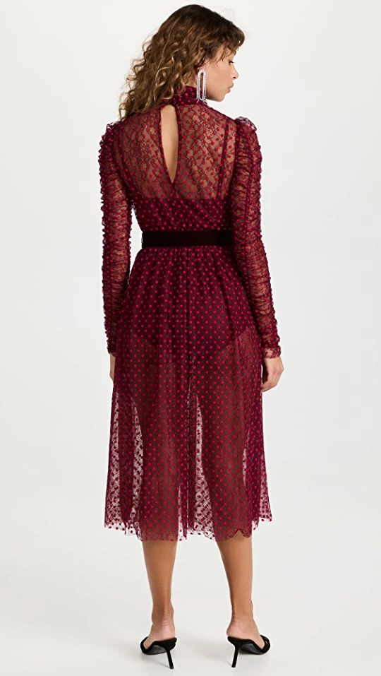 Deals π Rebecca Vallance Midnight Kiss Midi π Dress Wine π€© 2 Deals π Rebecca Vallance Midnight Kiss Midi π Dress Wine π€© - Image 2