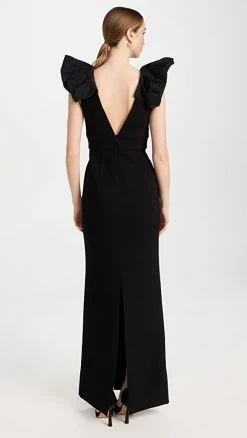Alternative view of Brand new 🔔 Rebecca Vallance Katie Gown Black 🛒