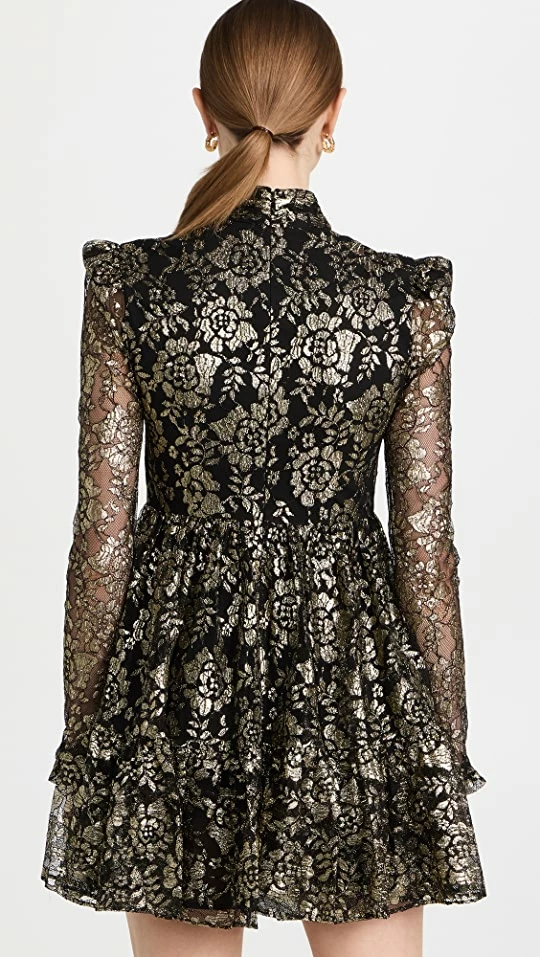 Cheapest β Rebecca Vallance Clementine Long Sleeve Mini π Dress Gold π 2 Cheapest β Rebecca Vallance Clementine Long Sleeve Mini π Dress Gold π - Image 2