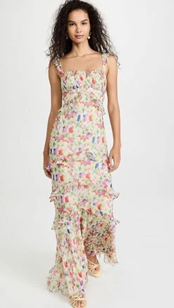 Budget 👏 Saloni Chandra 👗 Dress Fawn Poppies 🤩