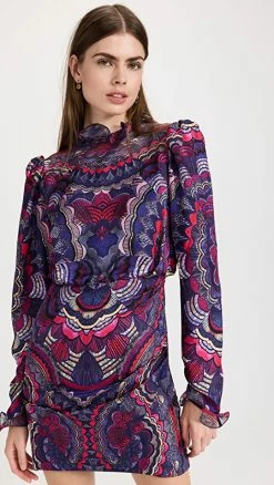 Budget 🔥 Saloni Rina-B 👗 Dress Prism Crystalline Plmt 🧨