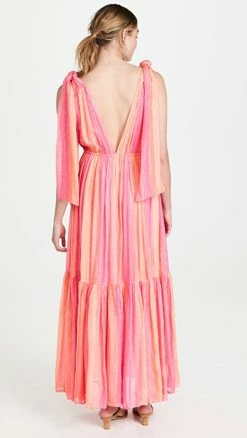 Alternative view of Top 10 👍 SUNDRESS Fanya Long 👗 Dress Marbella Mix Neon Girl 🎁