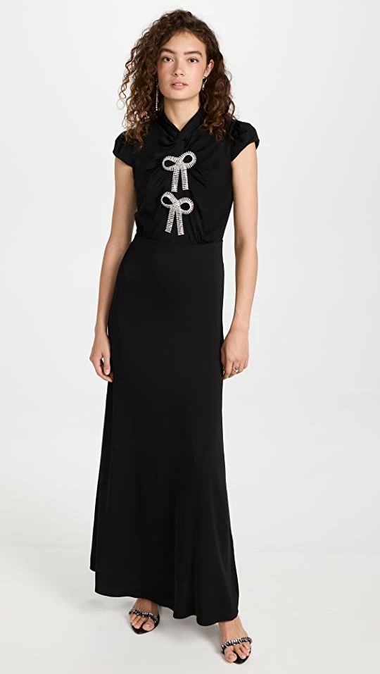 Deals π Self Portrait Black Stretch Crepe Maxi π Dress βοΈ 1 Deals π Self Portrait Black Stretch Crepe Maxi π Dress βοΈ