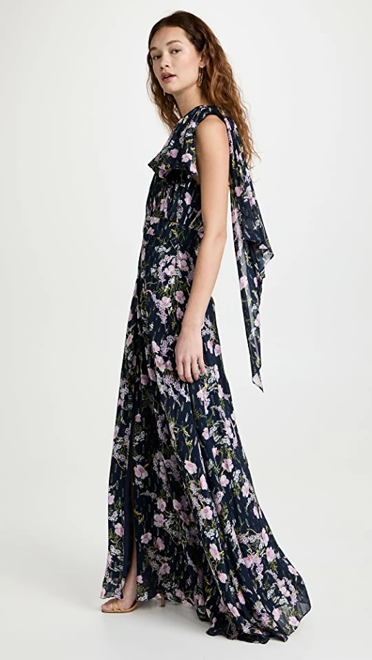 Best Pirce π Shoshanna Caprina π Dress Navy/ Lavender Multi π 1 Best Pirce π Shoshanna Caprina π Dress Navy/ Lavender Multi π