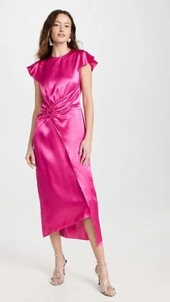 Front Page 36 Deals π Shoshanna Quinn π Dress Raspberry π