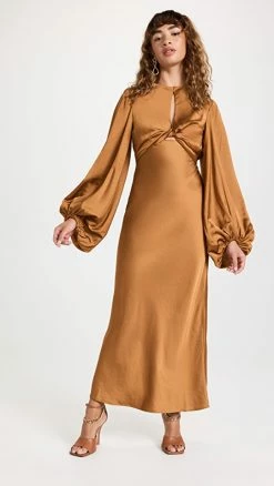 Cheapest 👍 Significant Other Demi 👗 Dress Copper 🔥