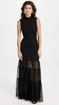 Budget π STAUD Daffodil π Dress Black π―