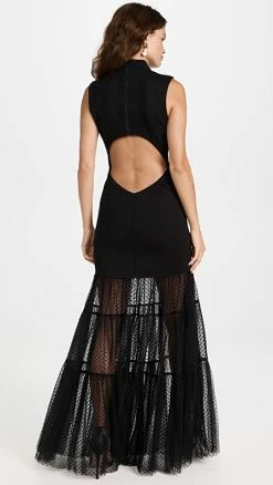 Alternative view of Budget 👏 STAUD Daffodil 👗 Dress Black 💯