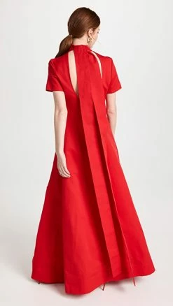 Alternative view of Brand new 🎉 STAUD Ilana 👗 Dress Poinsettia 🎉