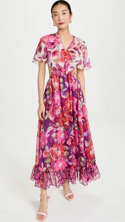 Best Sale 👏 MISA Calista 👗 Dress Coming-Up Roses Mix 😀