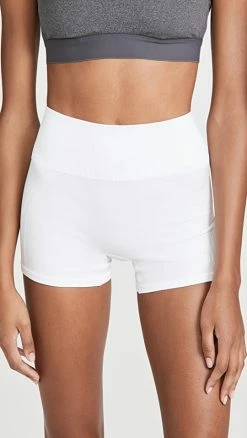 Best deal 🧨 Tory Sport High-Rise Seamless Shorts Snow White ✔️