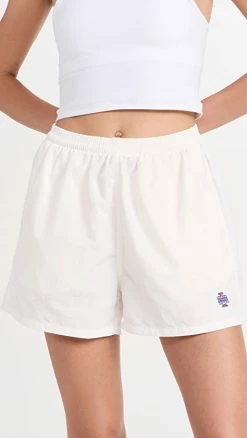 Coupon 🤩 Tory Sport Relaxed Performance Nylon Shorts Optic White ✨