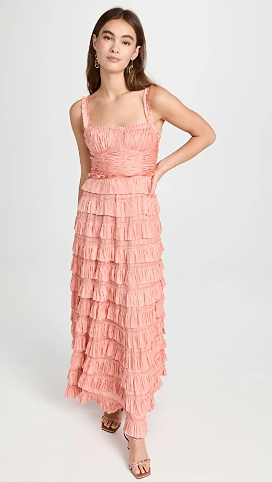 Hot Sale ⌛ Ulla Johnson Camille Gown Tuberose ⭐ 1 Hot Sale ⌛ Ulla Johnson Camille Gown Tuberose ⭐