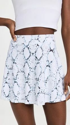 Hot Sale 🥰 Varley Floyd 👗 Skirt White Snake 👏