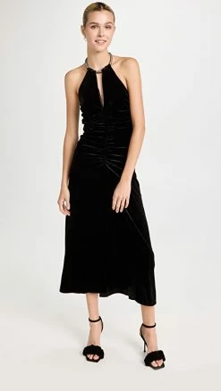 Best Sale 🎉 Veronica Beard Josette 👗 Dress Black 🛒