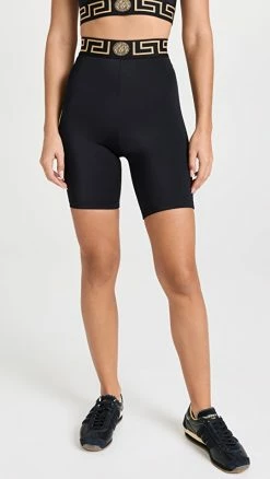 Buy π Versace Cycling Lycra Vita Shorts Black π₯
