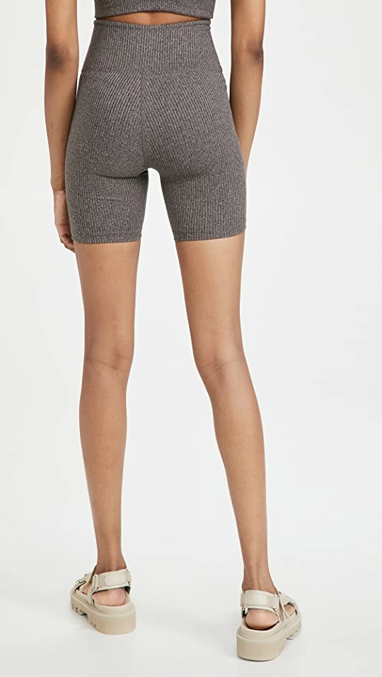 Cheapest π€© Year Of Ours Ribbed V Waist Biker Shorts Heathered Grey π 2 Cheapest π€© Year Of Ours Ribbed V Waist Biker Shorts Heathered Grey π - Image 2