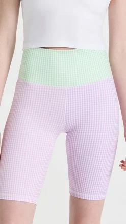 Brand new 🔥 Terez Gigham TLC Bike Shorts Pastel Gingham 🌟