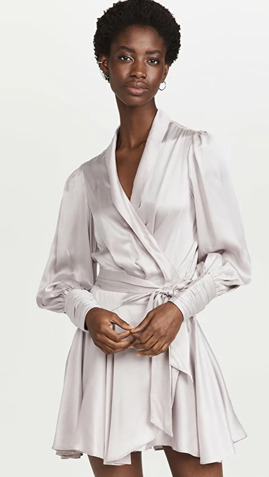 Coupon β¨ Zimmermann Silk Wrap Mini π Dress Lavendar π 1 Coupon β¨ Zimmermann Silk Wrap Mini π Dress Lavendar π