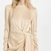 Best deal ⌛ Zimmermann Silk Drape 👗 Dress Champagne ✨