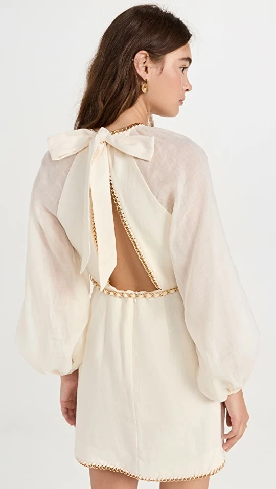 Top 10 π₯ Zimmermann Rouleau Chain Mini π Dress Pearl π 2 Top 10 π₯ Zimmermann Rouleau Chain Mini π Dress Pearl π - Image 2