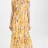 Buy ✨ Zimmermann High Tide Flutter 👗 Dress Yellow Ikat Floral 👏