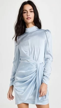 Deals π Zimmermann Silk Drape π Dress Ice Blue π₯